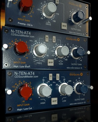 CDSoundMaster N-TEN-AT4 EQ and Console Channel Strip Nebula